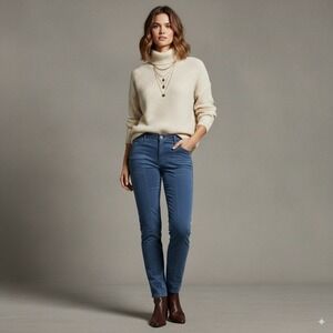 FLYING MONKEY Womens Size‎ 26 Medium Wash High Rise Straight Leg Distressed Hem